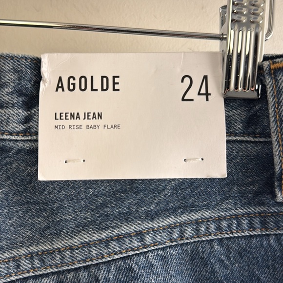 AGolde Leena jean New with tags placebo wash - Picture 3 of 3